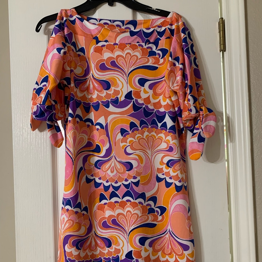 Trina Turk Bright Colors Retro Print Tunic Dress